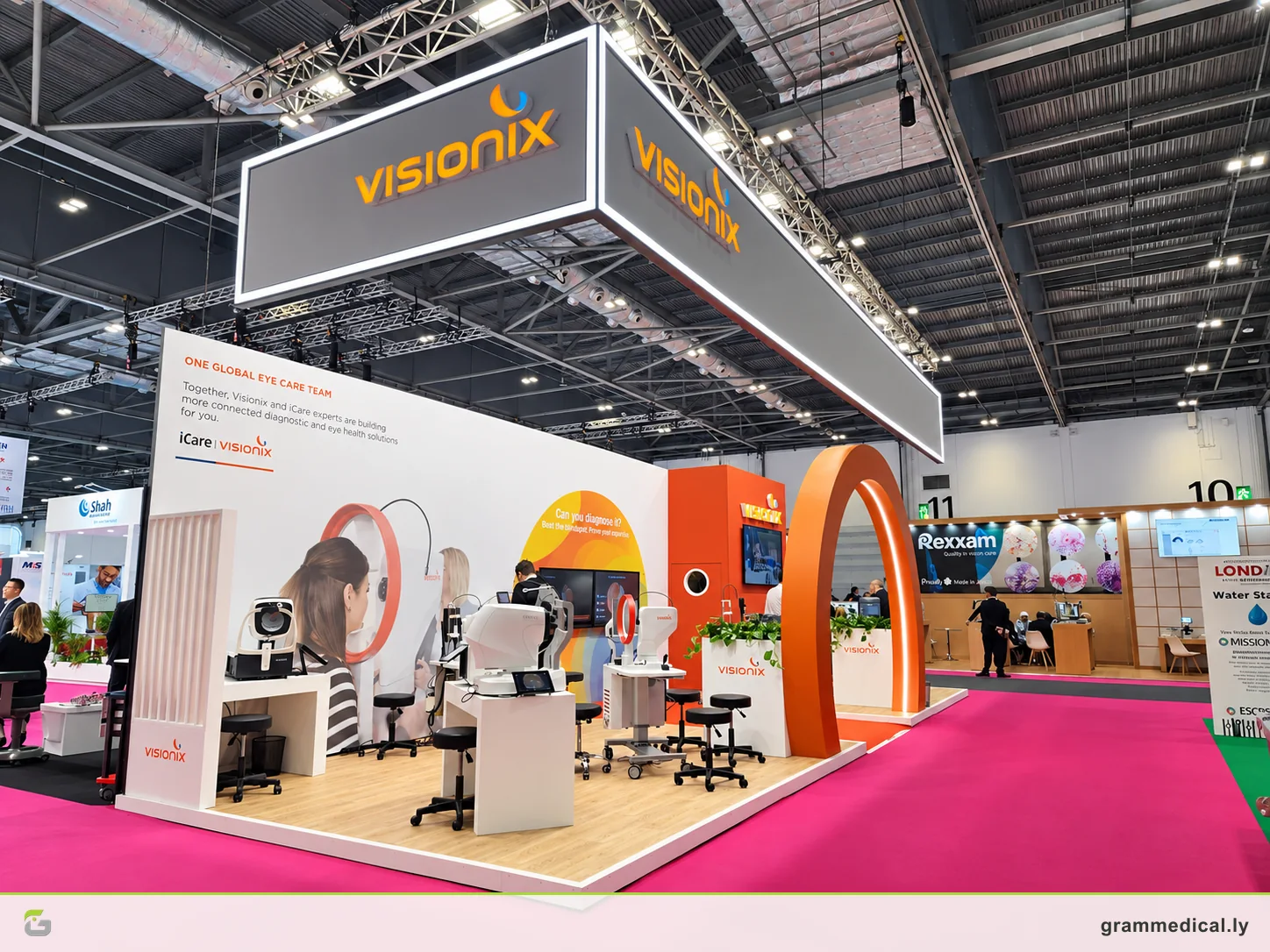 جناح تقنيات طب العيون لشركة Visionix في معرض ESCRS 2026